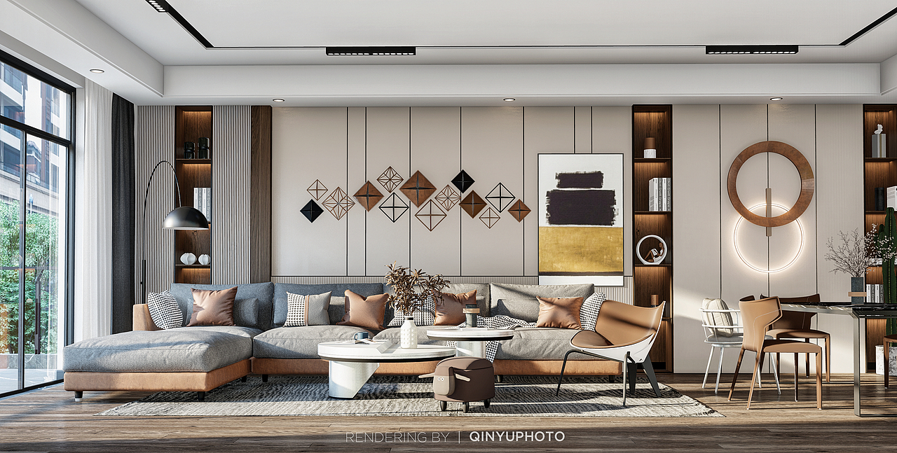 Lumion客餐厅室内渲染