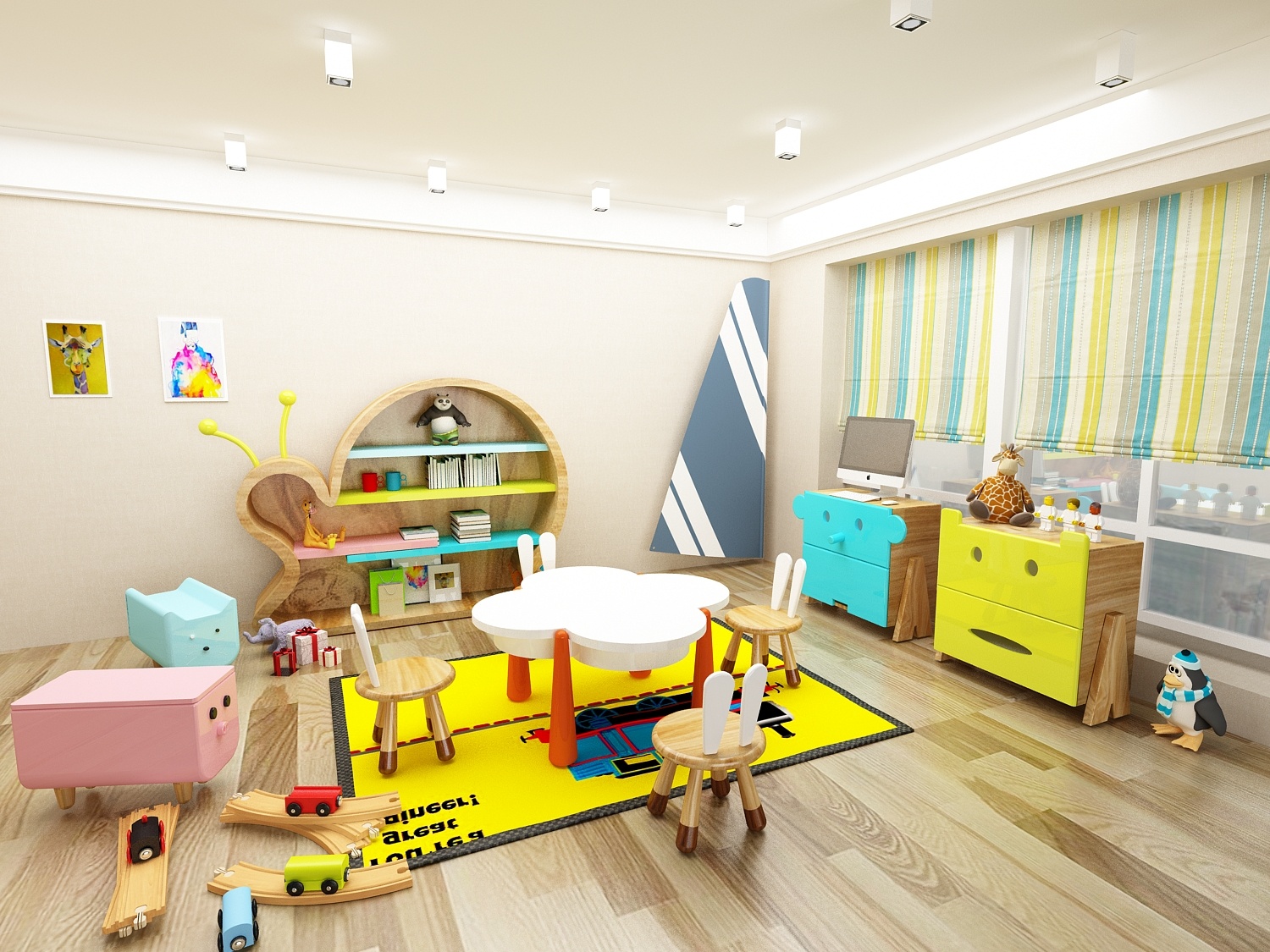 儿童活动空间 - 效果图交流区-建E室内设计网