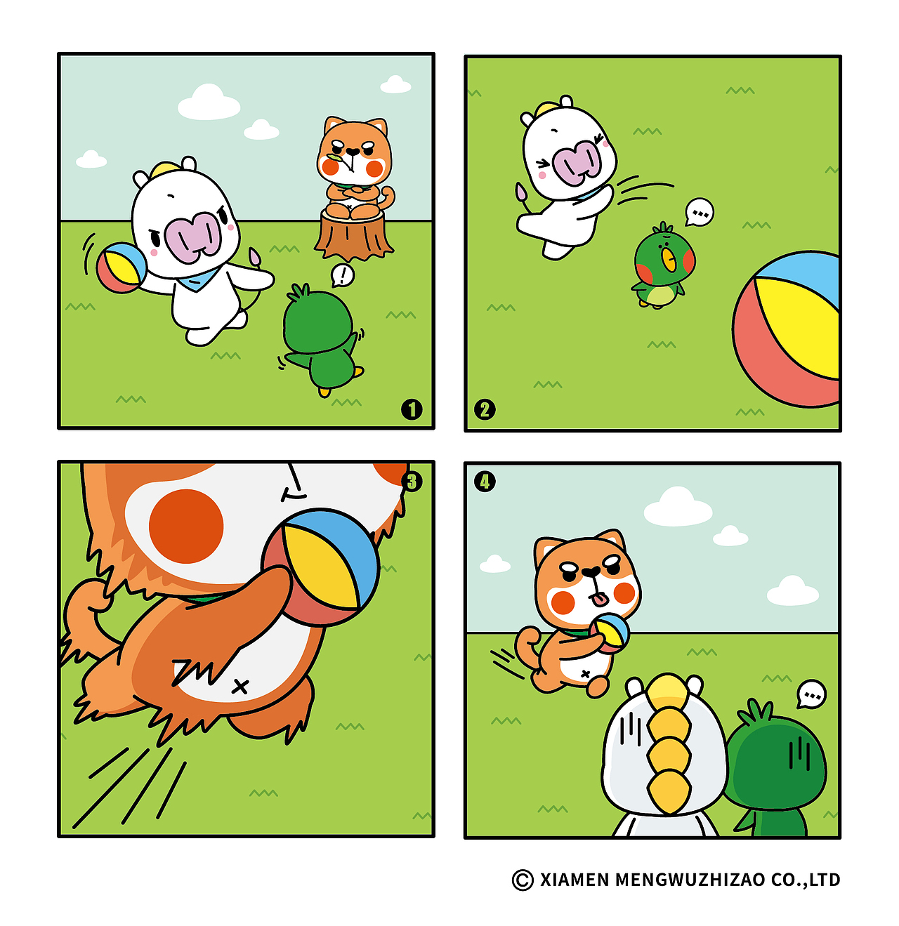 WHY STAR原创四格漫画