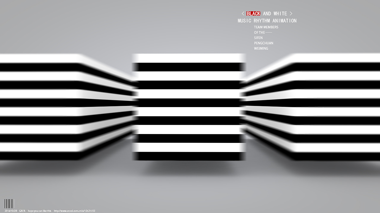 黑与白音乐动画（图ZMzY0MTg0ODA=） - 短片 - 站酷设计师SFEND原创素材 - 站酷ZCOOL
