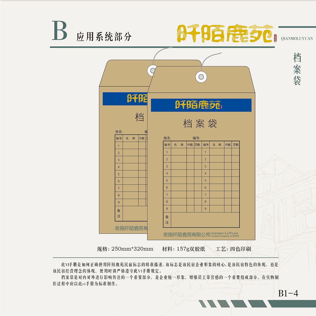 毕业设计  民宿VI设计