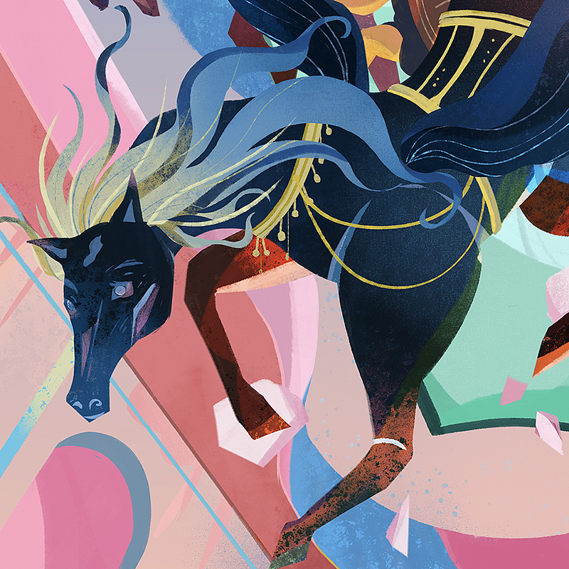 美术馆坠落-个人作品 2021（图ZMjcwNjkzMjY4） - 商业插画 - 站酷设计师JiananPro原创素材 - 站酷ZCOOL