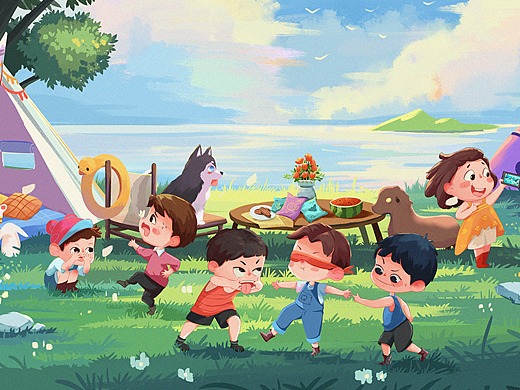 儿时回忆——蒙眼抓人