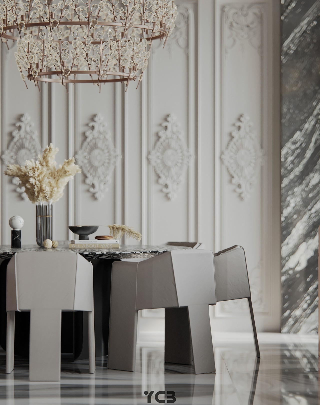 Modern style | 轻法式与现代相结合（图ZMjg5MDgwNzg4） - 家装设计 - 站酷设计师森林空间原创素材 - 站酷ZCOOL