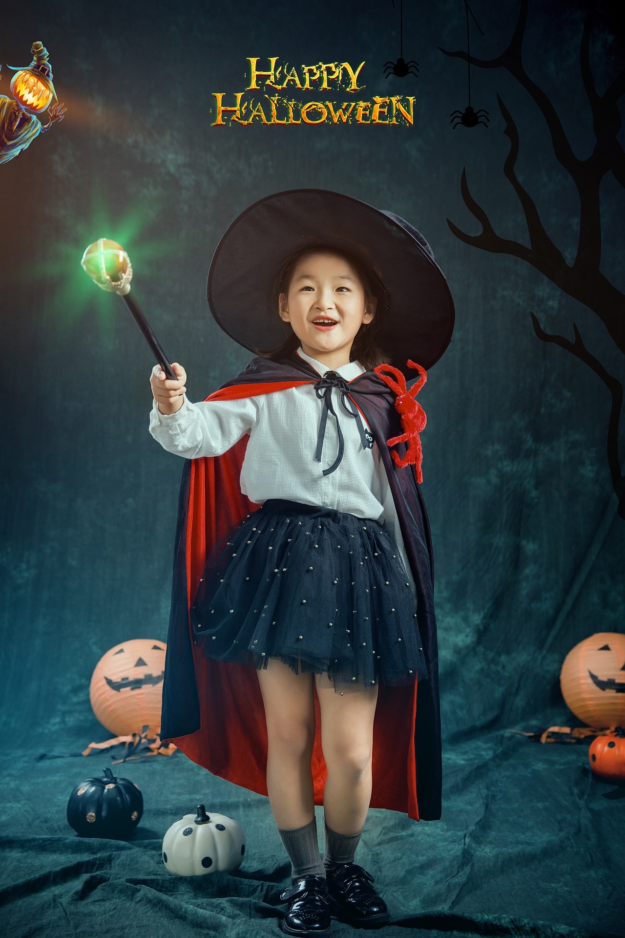 儿童摄影作品《小魔女琪琪kiki》