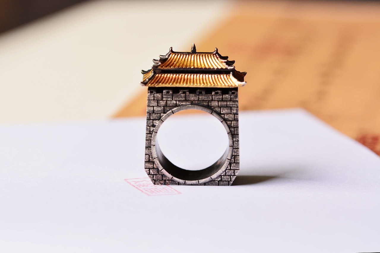 大理古城建筑|叶榆戒指吊坠印章（图ZMTYzOTE1ODYw） - 首饰设计 - 站酷设计师天使原创珠宝设计原创素材 - 站酷ZCOOL