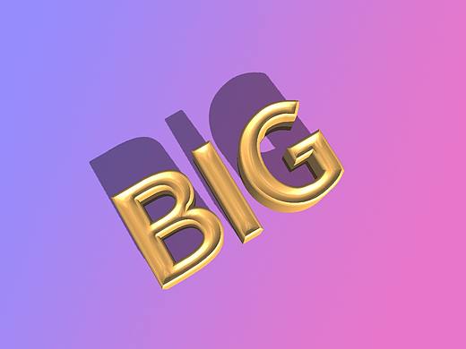PS立体字
