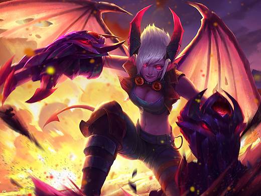 LOL皮城执法官蔚——炼狱魔女同人