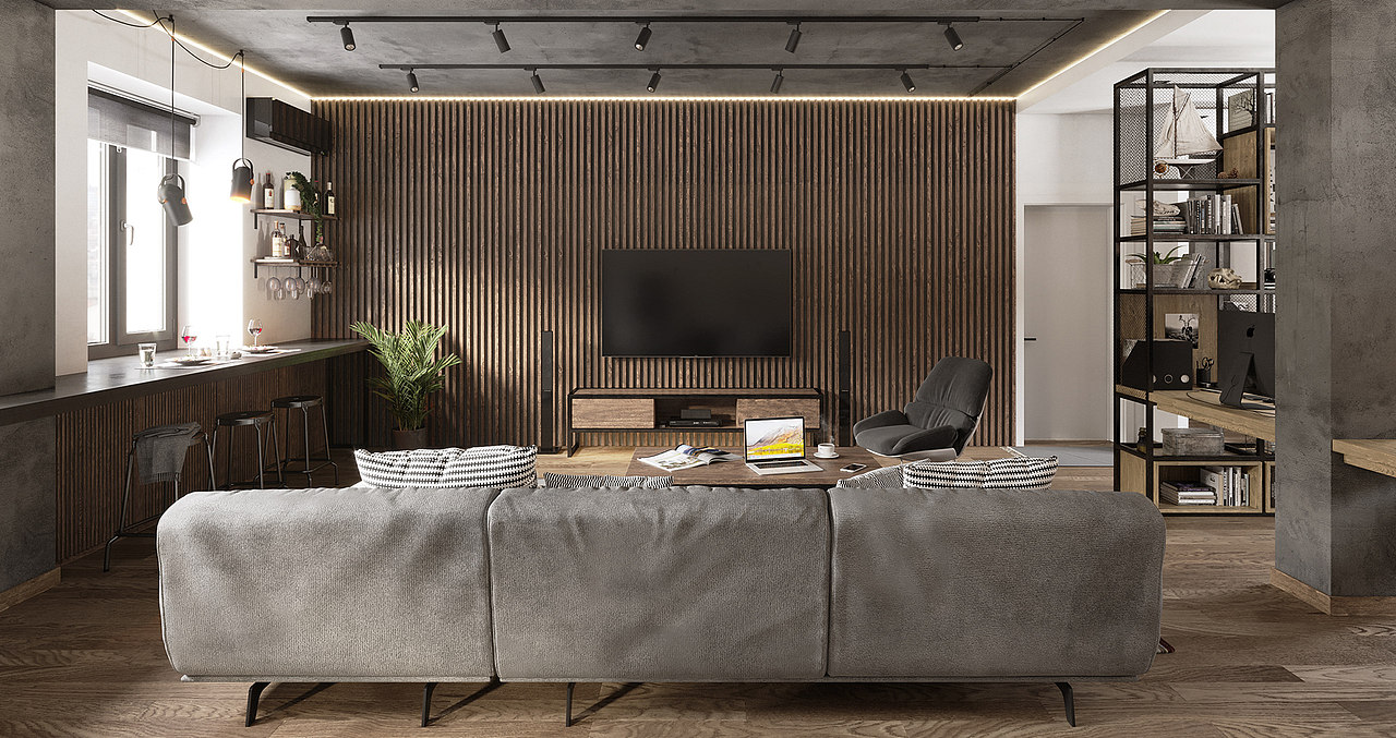 现代工业风（图ZMTc3NDcwMjQ4） - 家装设计 - 站酷设计师A秀秀原创素材 - 站酷ZCOOL