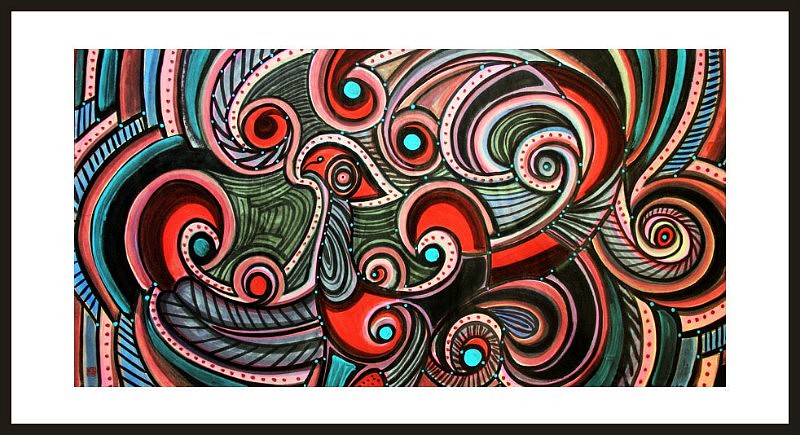 刘勇良抽象彩墨作品选登