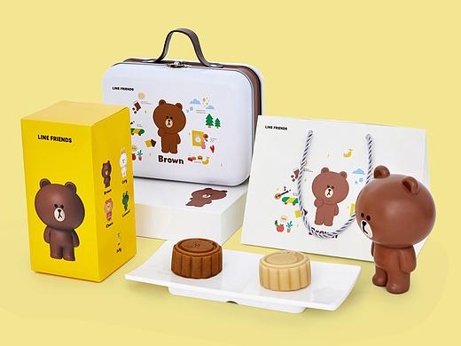 line friends中秋月饼礼盒