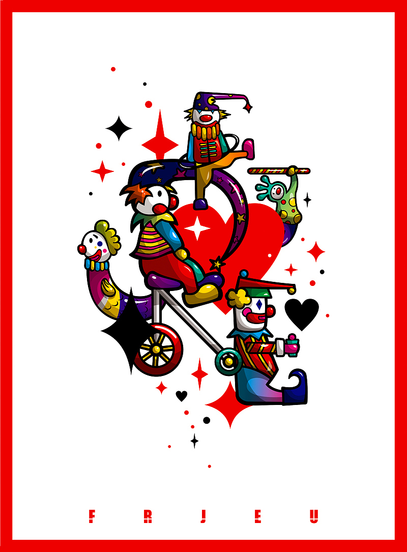 小丑26字母|平面|字体/字形|chapel陈_原创作品-站酷zcool