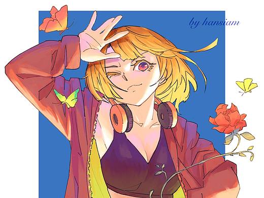 骷髅少女·花蝴蝶