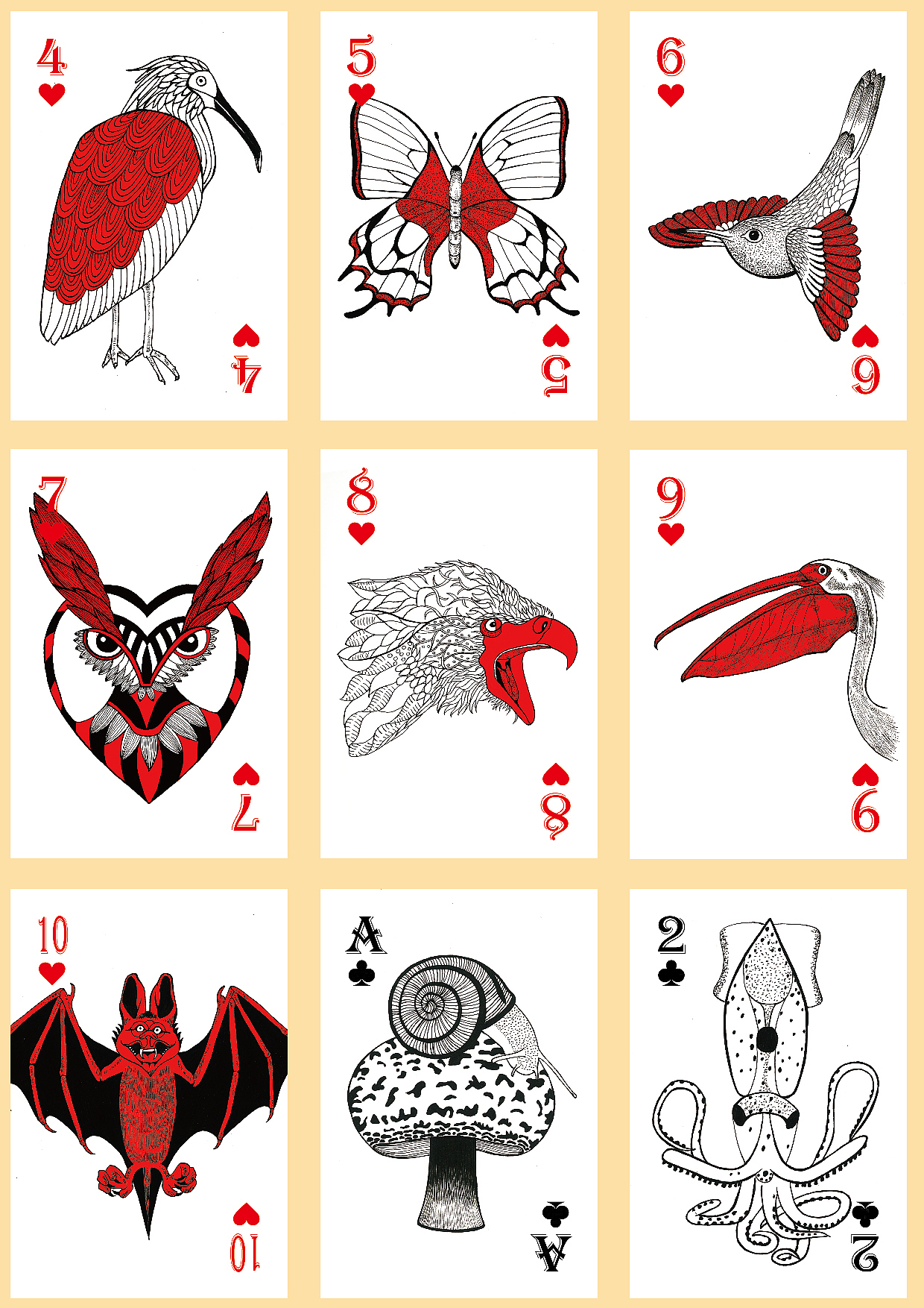 《save》扑克牌设计—关于保护濒危动物#四川美术学院#毕业设计