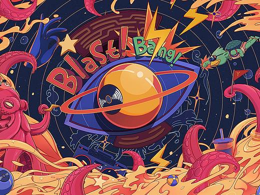 Blast!×八爪鱼 | 插画动态设计