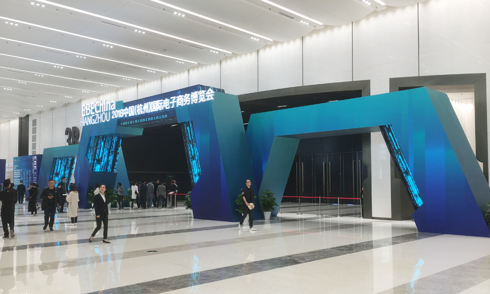 展览会主场搭建_展览主场设计_会议活动主场