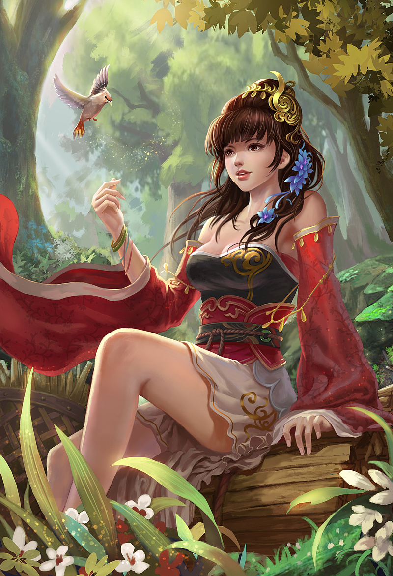 三国杀岁月第二弹|插画|游戏原画|樱花闪乱_原创作品-站酷zcool