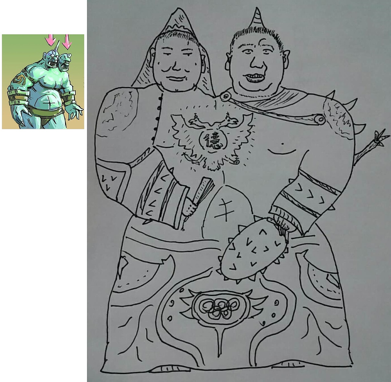 艾泽拉斯大陆食人魔新职业~吟游诗人（图ZMTM2ODkwNTQ0） - 单幅漫画 - 站酷设计师铝锌铜原创素材 - 站酷ZCOOL