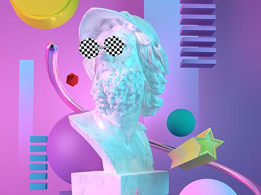 C4D练习（个人主页-ZNDkwMzY3MDg=） - 其他三维 - 站酷设计师郭佳子原创素材 - 站酷ZCOOL