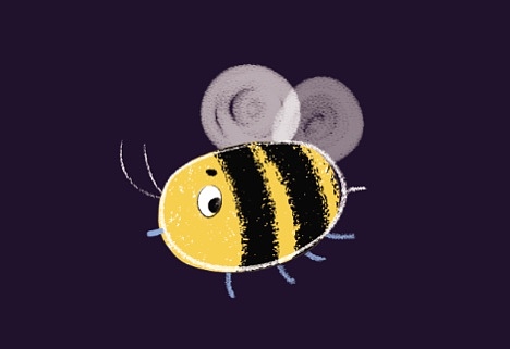 原创插画-画风随意的小动物