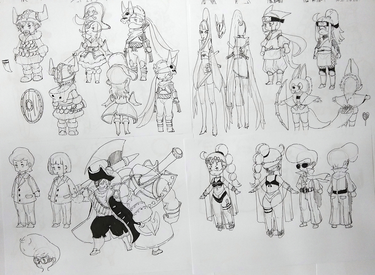 勇气默示录 画集 练习