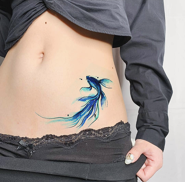 李纹肆纹身设计图