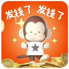 LuckyMonkey3d表情包（图ZMzMwMTM2MDM2） - IP形象 - 站酷设计师瘦鱼567原创素材 - 站酷ZCOOL