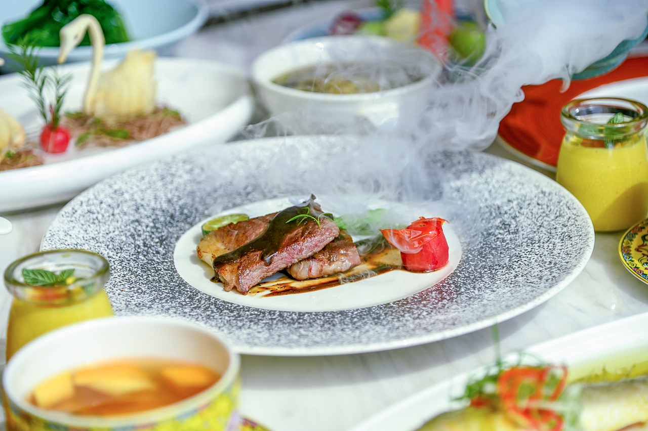 中式七夕情人节套餐中餐