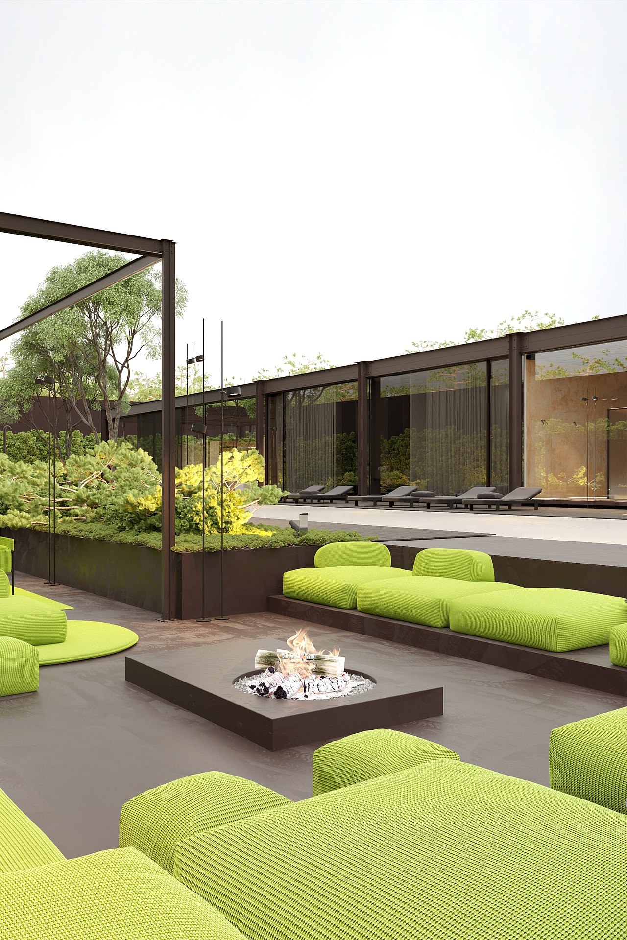 極簡別墅的整體方案