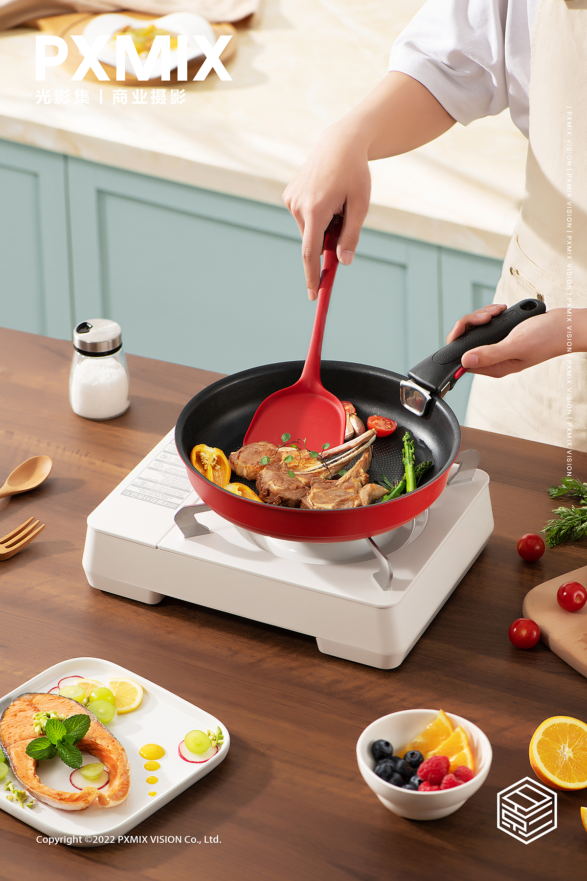 锅具摄影丨tefal 锅具 x 光影集 PXMIX（图ZMzM3NTQ5MjY4） - 产品摄影 - 站酷设计师光影集原创素材 - 站酷ZCOOL