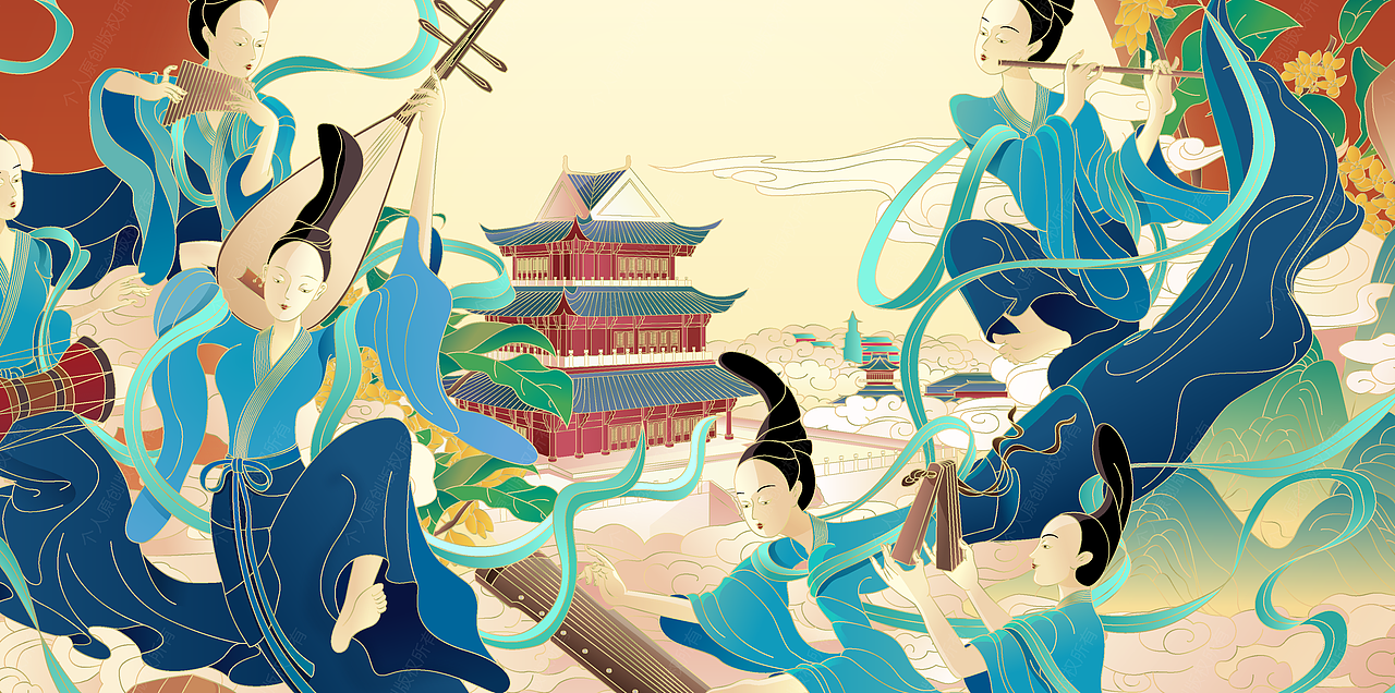 中秋插画（图ZMjk2NjIyMjk2） - 商业插画 - 站酷设计师会跑的大飞机原创素材 - 站酷ZCOOL