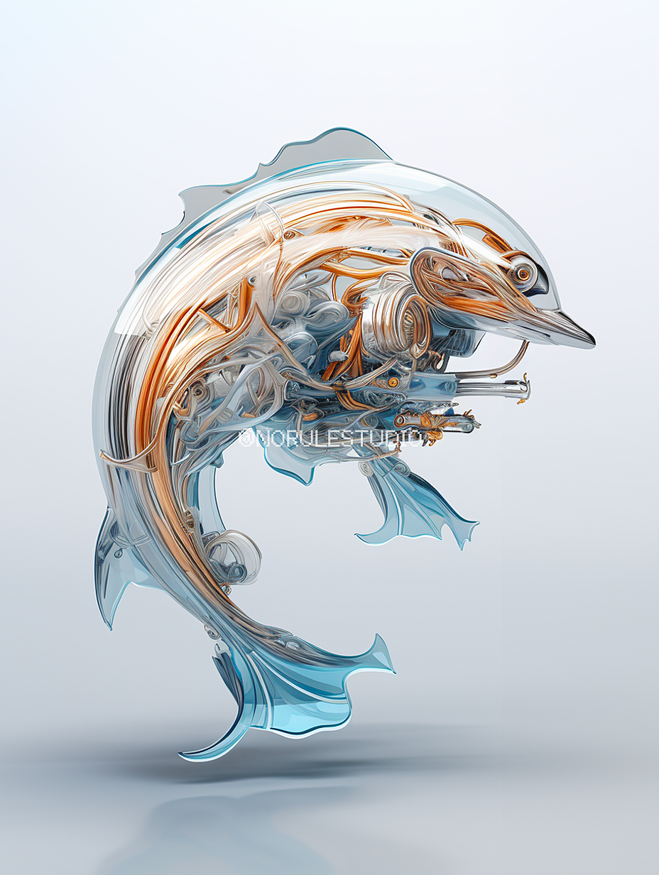 AIGC-动物水晶艺术品概念设计（图ZMzU0ODA5MzQ4） - AI作品 - 站酷设计师Norulestudio原创素材 - 站酷ZCOOL