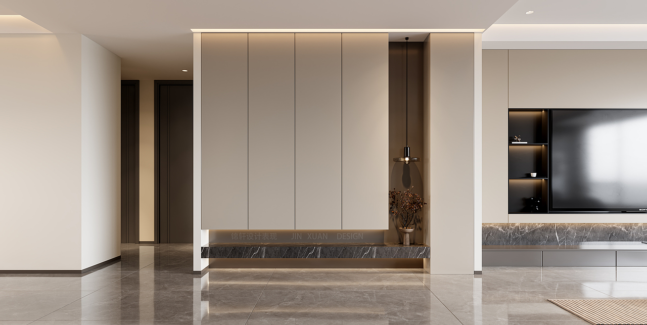 现代效果图-锦轩设计