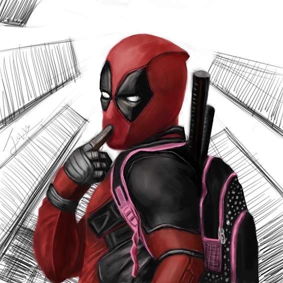 死侍（图ZMTY3NDkzMjI4） - 创作习作 - 站酷设计师JIANG鲸壹原创素材 - 站酷ZCOOL