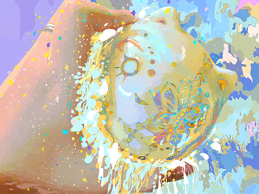 浪（个人主页-ZNjMxNzQ5NDA=） - 艺术插画 - 站酷设计师之与文化创意原创素材 - 站酷ZCOOL