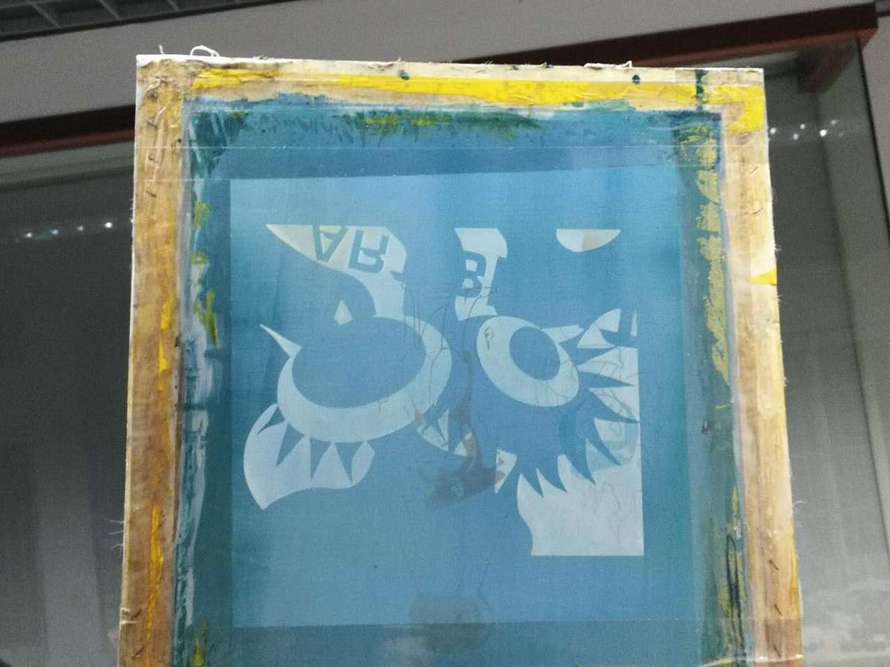 丝网印刷作品 1.《异形兽》2.《MLOGO》3.《原生色》