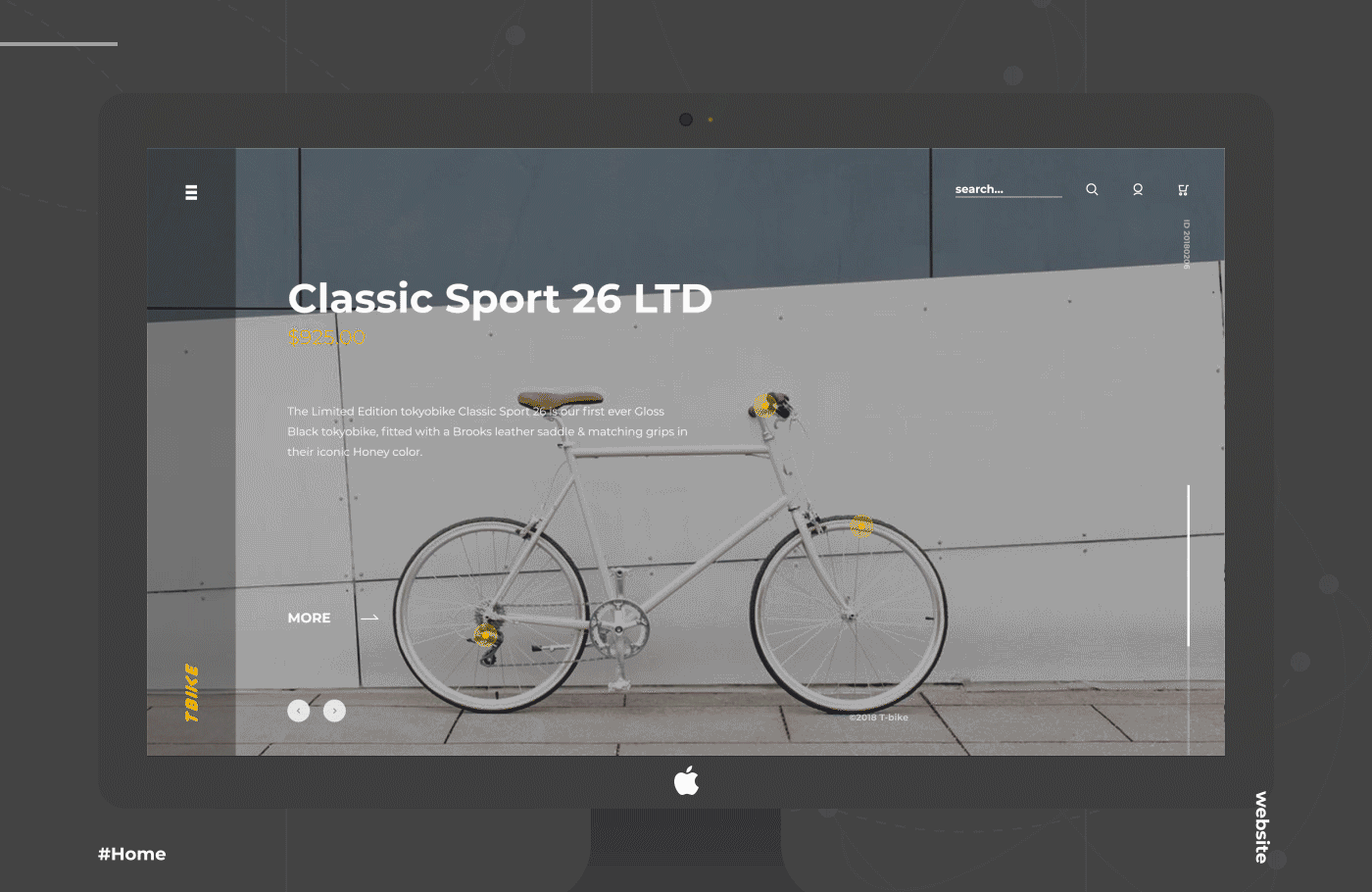 丨T-BIKE丨A Bicycle e-commerce site.