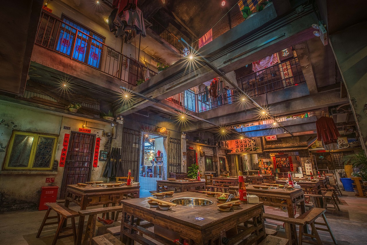 i建筑空间i重庆楠火锅湖滨路总店