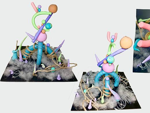 立体构成——点与线的构成