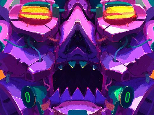 機(jī)械病毒??（個人主頁-ZNDQwMjUxMjA=） - 新銳潮流插畫 - 站酷設(shè)計師貓的范FANAKRIT原創(chuàng)素材 - 站酷ZCOOL