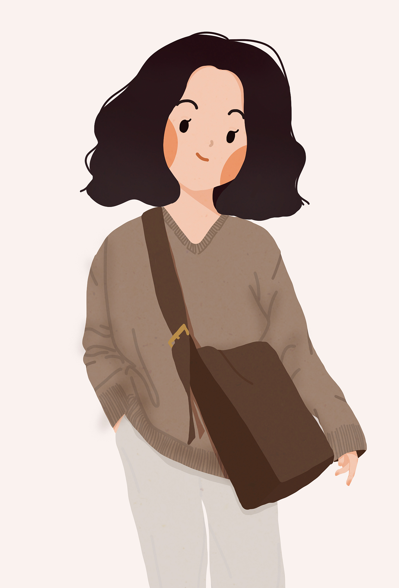 自画像|插画|创作习作|酷酷的小跳蛙_原创作品-站酷zcool