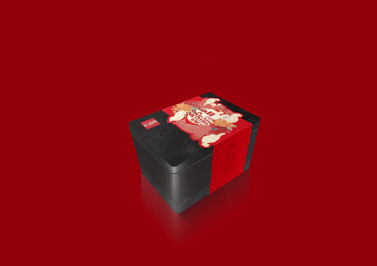 中秋  茶叶包装 亿品贤  锦鲤月
