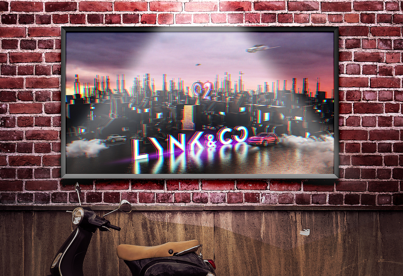 原创壁纸设计-“领克02之城”（图ZMTEyMzY5NDA0） - 图案 - 站酷设计师磊Angus原创素材 - 站酷ZCOOL