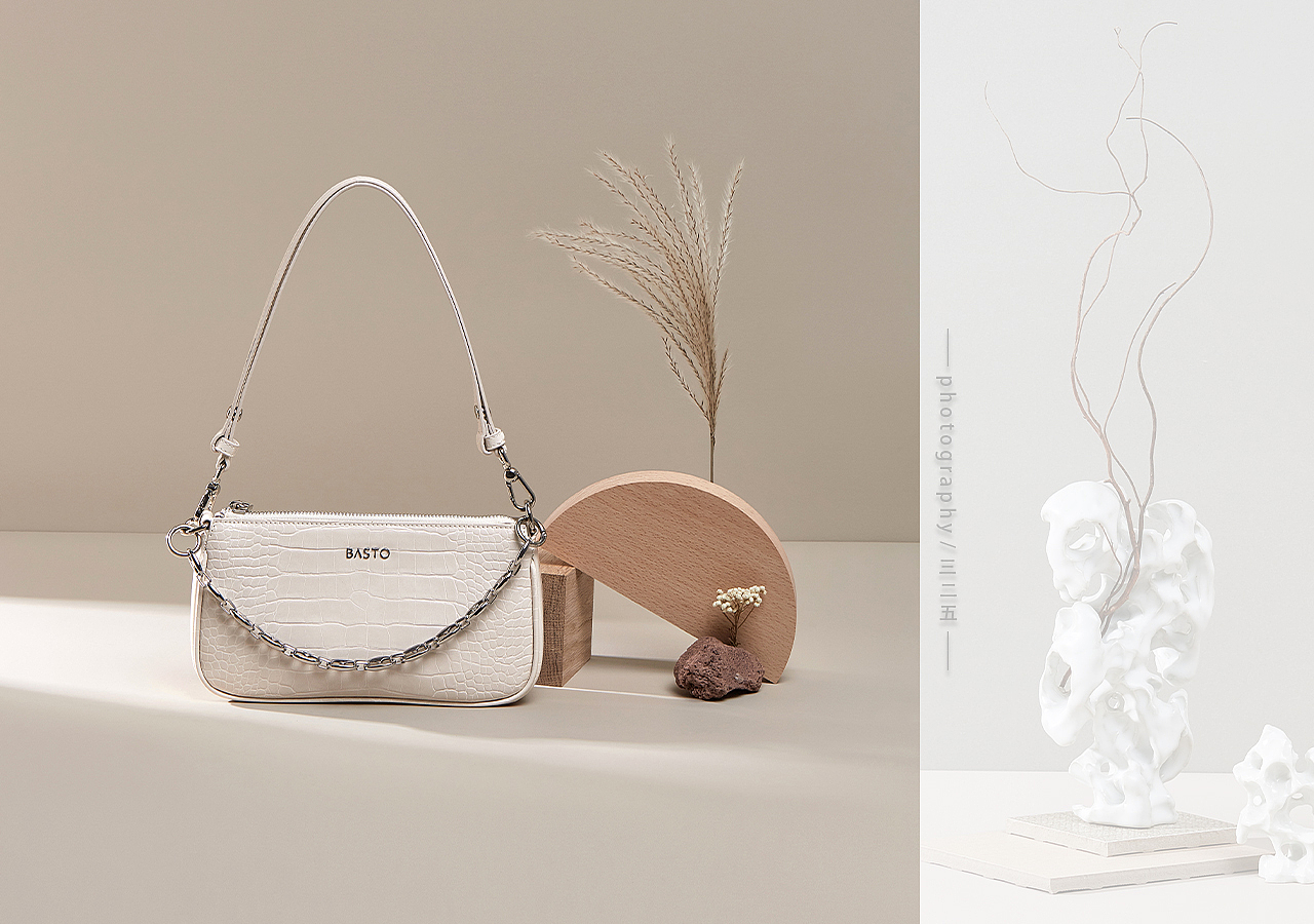 百思图女包┃三二五作品集 ┃ 静物场景图（图ZMjI2MTM1MDE2） - 产品摄影 - 站酷设计师三二五视觉原创素材 - 站酷ZCOOL