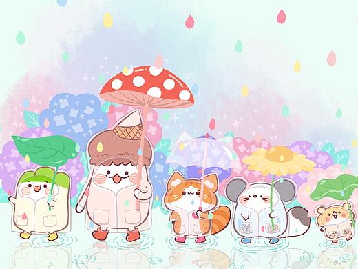 壁纸插画（个人主页-ZMjkzOTY4OTY=） - 创作习作 - 站酷设计师胖葱原创素材 - 站酷ZCOOL