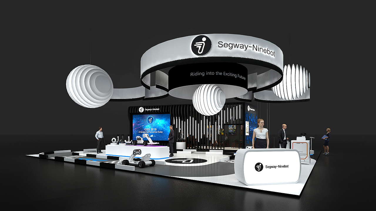 2019CES segway展台设计搭建方案（图ZMjA2NjIyOTE2） - 展陈设计 - 站酷设计师才大爷原创素材 - 站酷ZCOOL