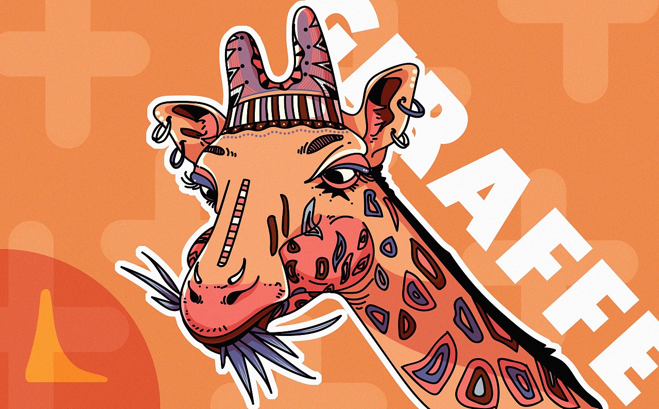 ai-"nlhq"动物涂鸦系列|插画|商业插画|加一周 - 原创作品 - 站酷