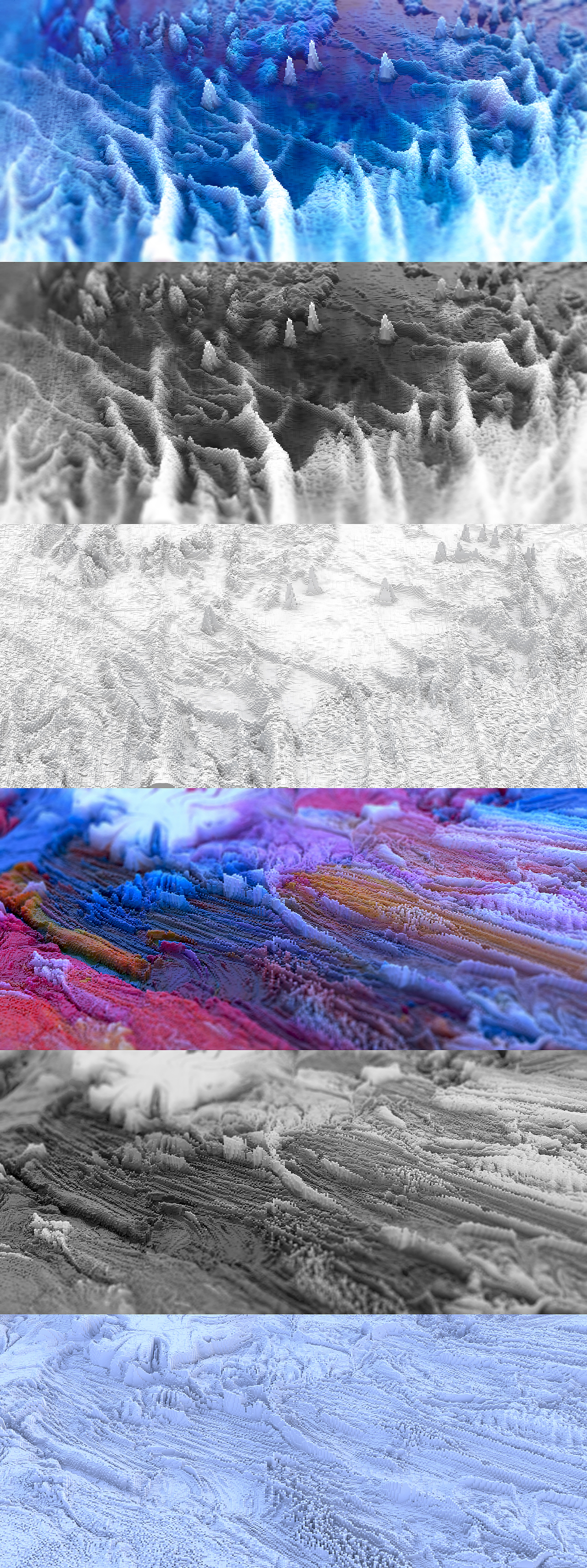 从Behance看到大神做的,想自己也做做看,然后就上网找了教程,发现这么简单,就是渲染慢的要死,效果还可以。