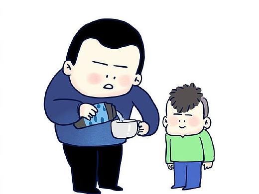 #大树的日常# 都说养儿可以防老，我检验了一下…… 