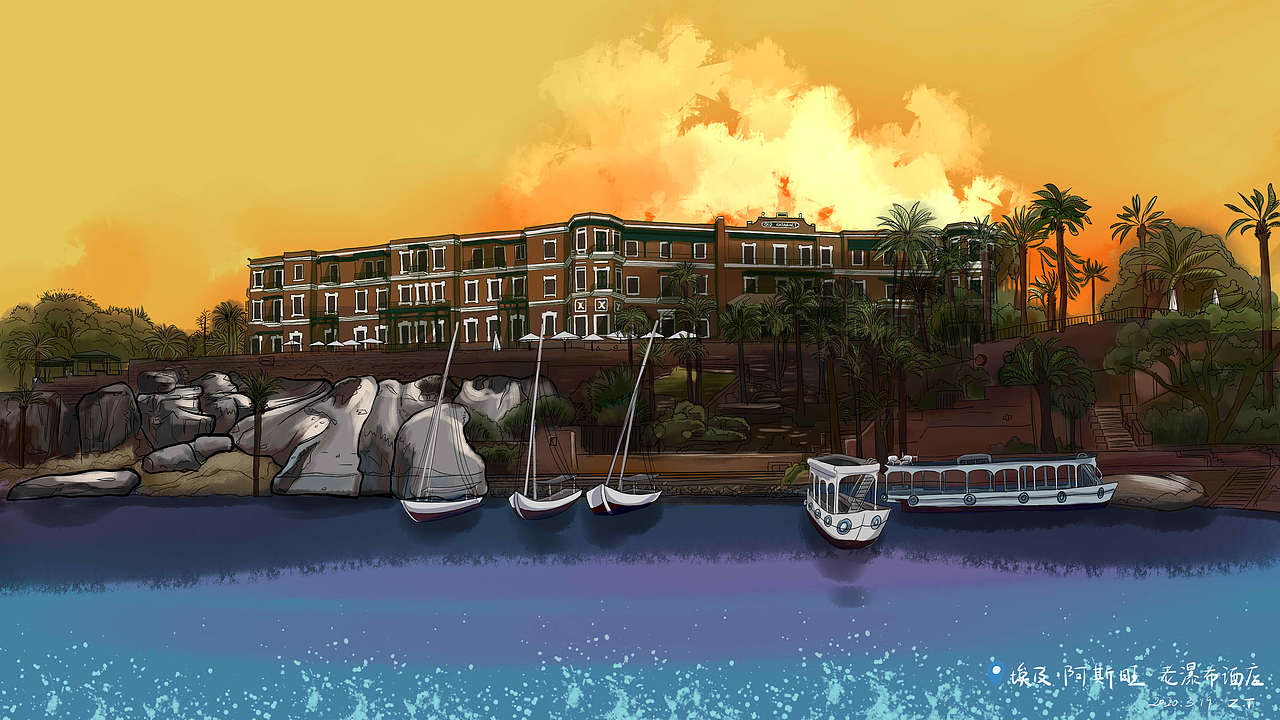 壮壮游记—老瀑布酒店（图ZMjAxNDY1MTE2） - 创作习作 - 站酷设计师葱花花cmgt原创素材 - 站酷ZCOOL